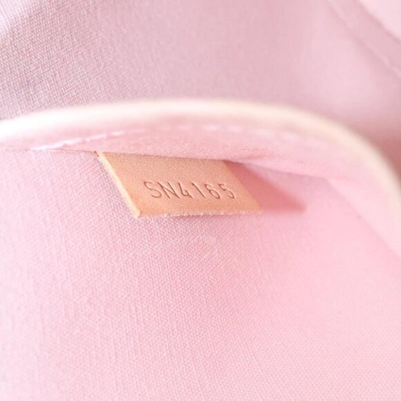 LOUIS VUITTON Vernis Rayures Alma BB Hand Bag 2way Beige - Picture 11 of 15